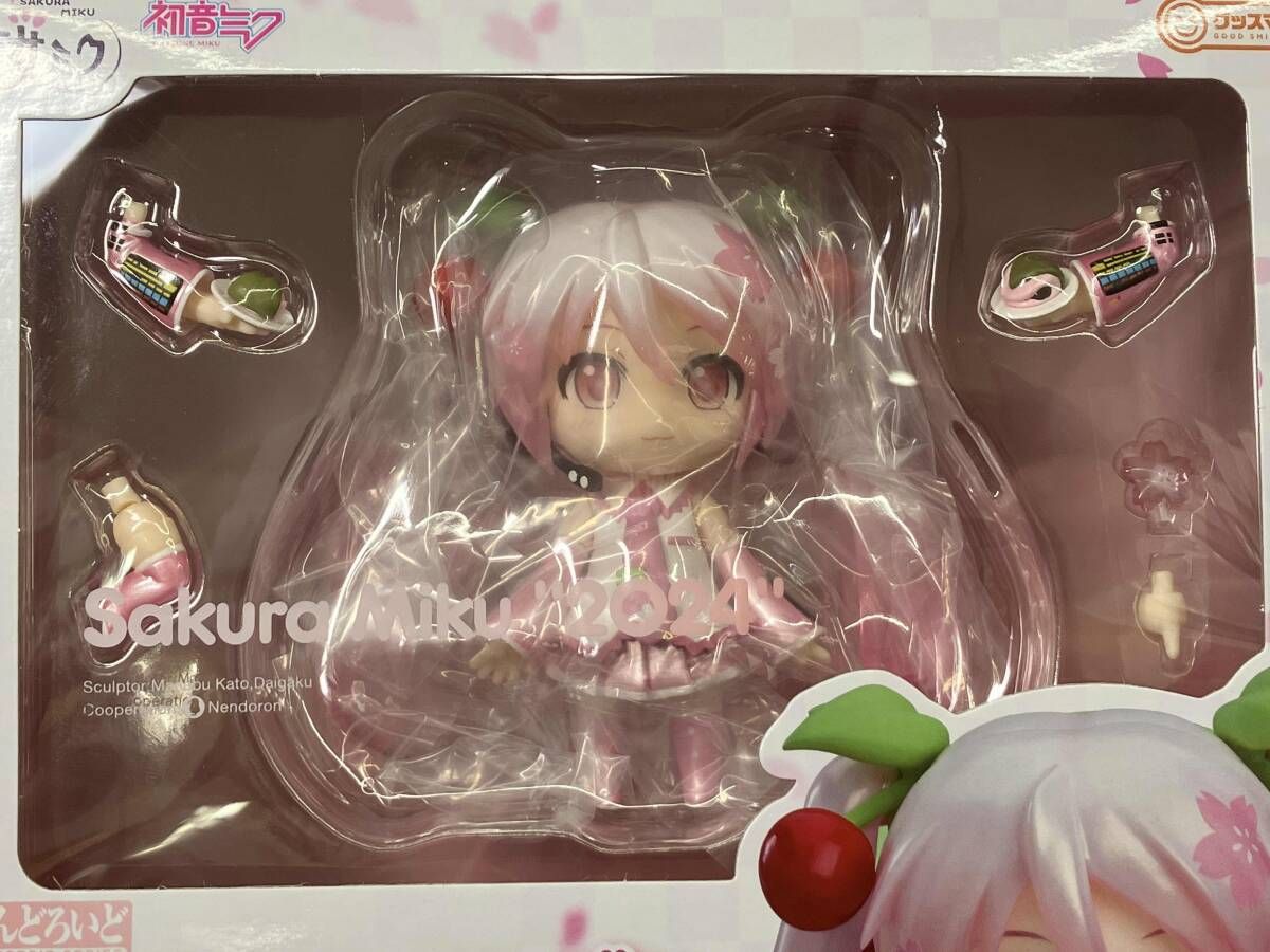 2330 桜ミク　グッスマくじ　2024 A賞　ねんどろいど Miku & Sakura Miku - Nendoroid - VOCALOID (ねんどろいど 桜