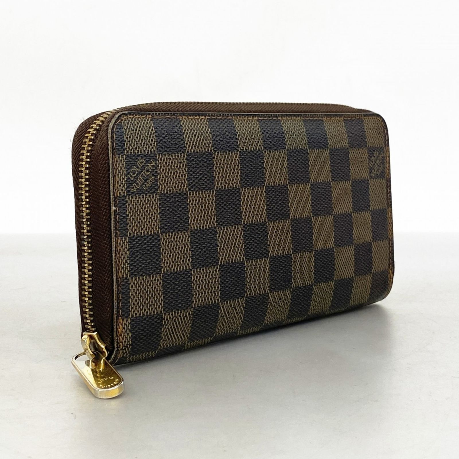 ルイ ヴィトン Louis Vuitton ルイ ヴィトン 長財布 ダミエ ジッピーウォレット N60015 エベヌメンズ レディース P1441282