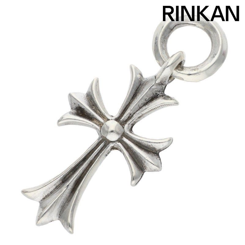 クロムハーツ TINY CH CROSS タイニーCHクロス チャーム シルバーネックレストップ メンズ
