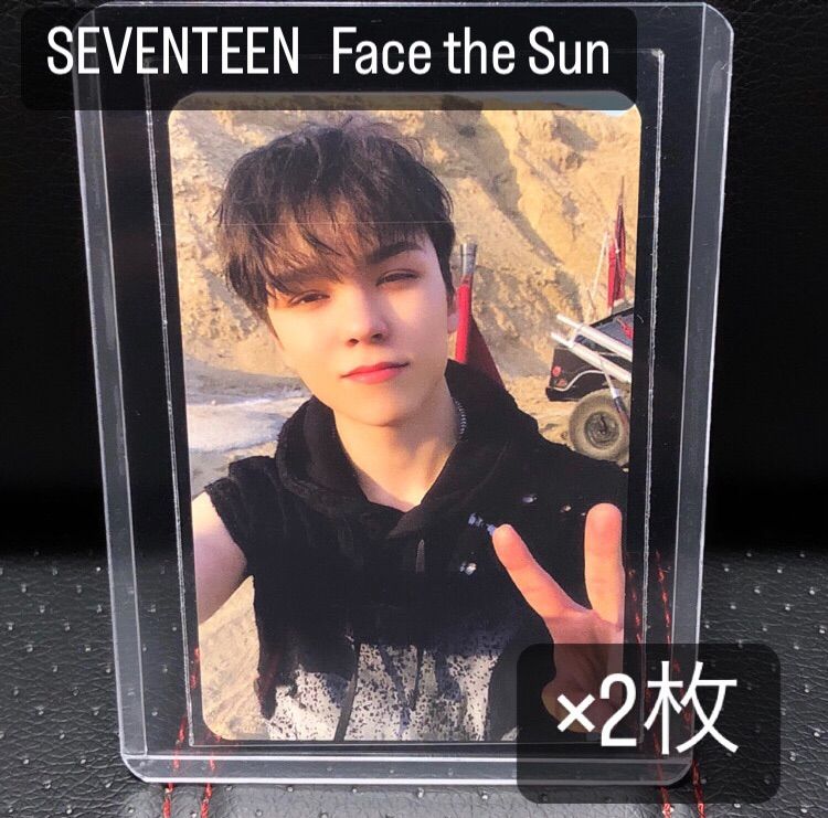 SEVENTEEN トレカ ヨントン 中国 中華 FACE THE SUNエンタメ/ホビー