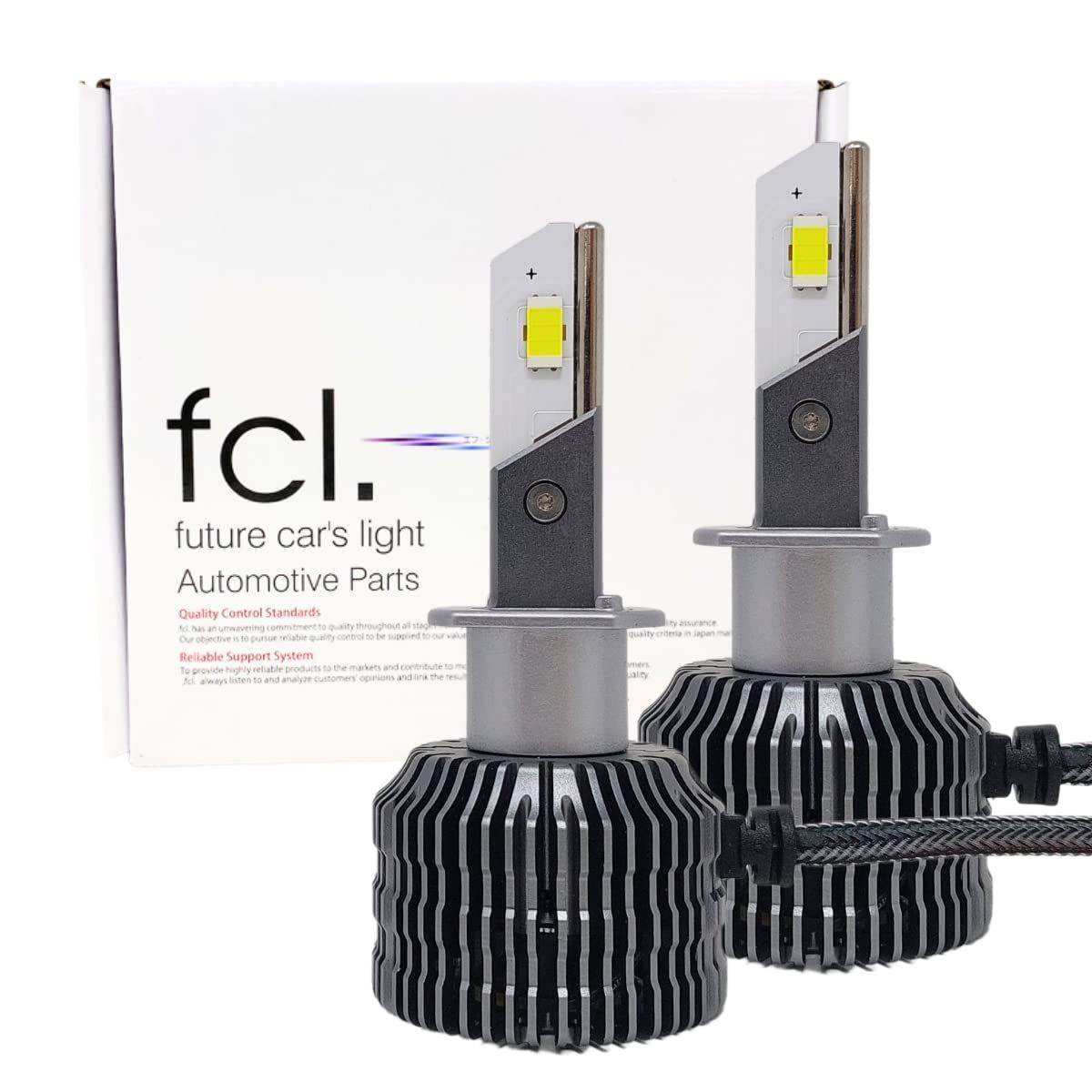 fcl. エフシーエル H1 LED フォグランプ バルブ イエロー 黄色 9000lm 車検対応 12V 車 輸入車 対応 左右分2個入り レジェンダリーシリーズ LEDヘッドライト