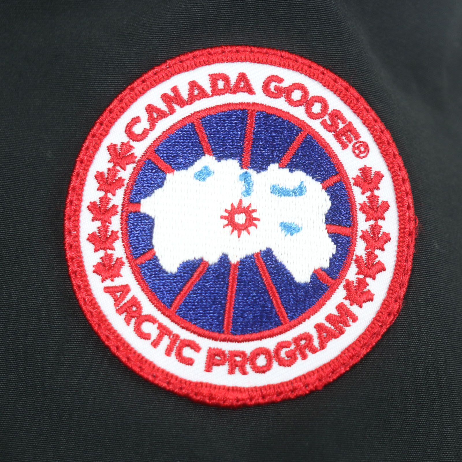 美品 カナダグース ダウンコート ブラック JASPER ダブルジップ ロゴ