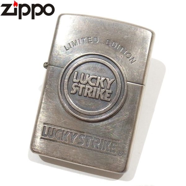 ☆ZIPPO LUCKY STRIKE LIMITED EDITION 1994年製 立体 ラッキーストライク リミテッドエディション ライター  ジッポー☆ - メルカリ