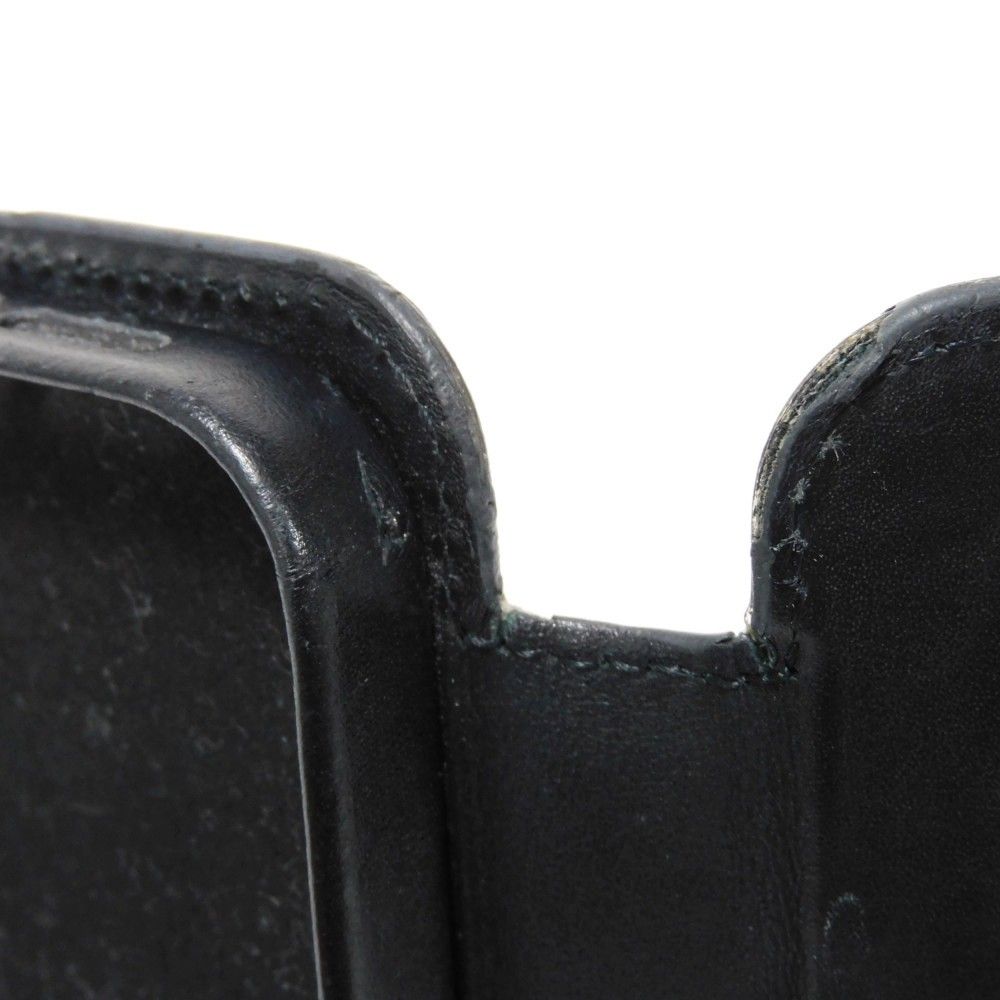 Berluti ベルルッティ スクリットレザー iPhone 14 Pro Max フォリオ ヴェネチア カーフ ブルー ブラック 手帳型 iPhoneケース カリグラフィ ストーンデニム スマホケース CHRISTIANNAURATH_COM_BR