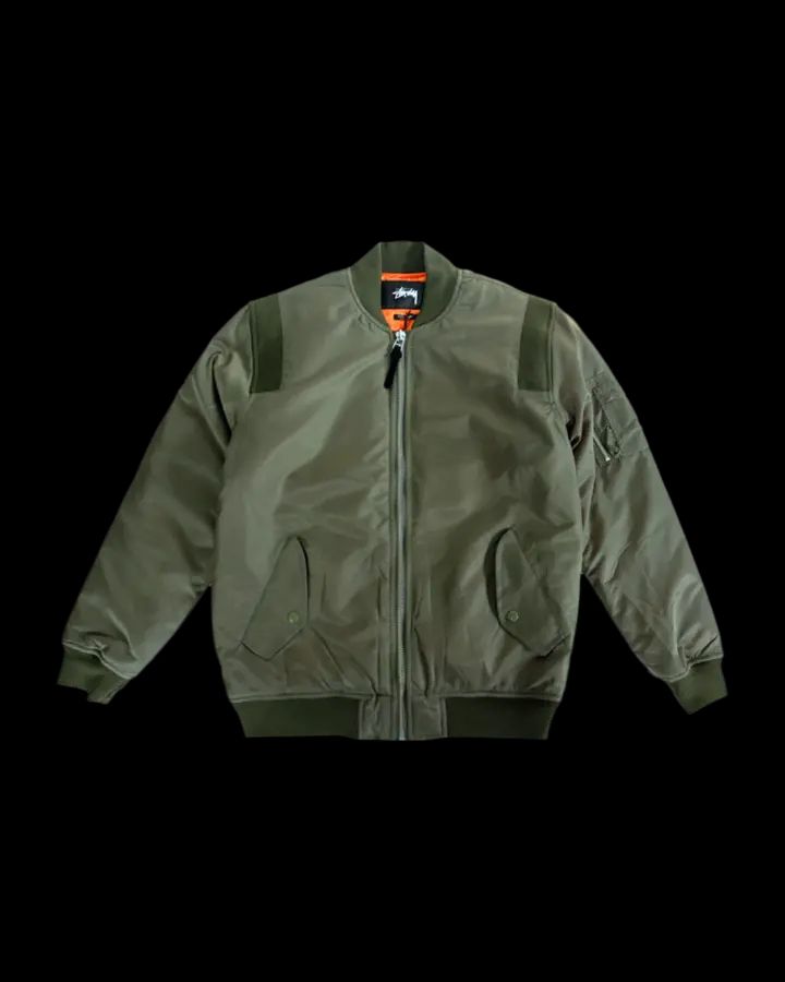 STUSSY MA-1ジャケット オリーブ色 ☆送料・関税込☆Stussy☆Stussy x CDG MA-1 Jacket Olive