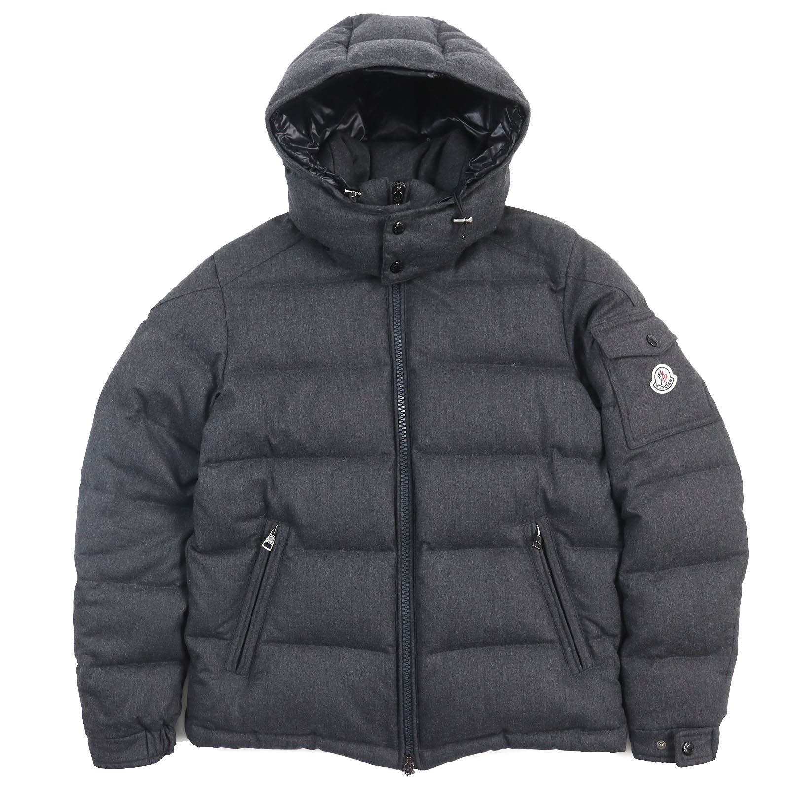 美品△MONCLER モンクレール MONTGENEVRE モンジュネーブル ロゴ