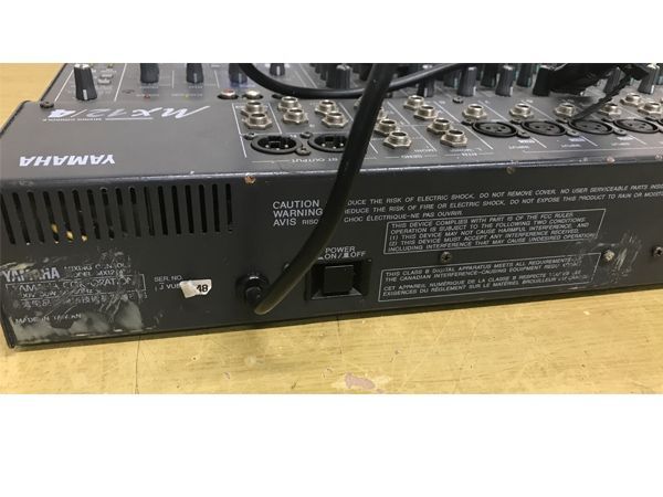 YAMAHA MX12/4 アナログミキサー　ジャンク YAMAHA ヤマハ MX12/4 アナログミキサー ジャンク