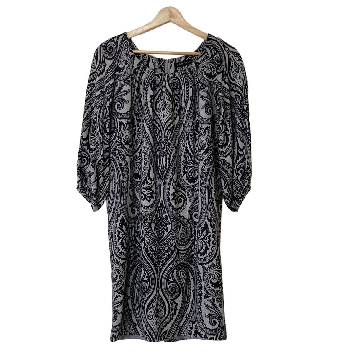 ダーマのワンピース ダーマ リネンワンピース 9号 ブルー ダーマ