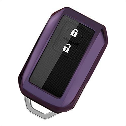 Universal Button_パープル [TANGSEN] スズキ用 キーケース TPU キーケース SUZUKI スイフトワゴンR スティングレーMH35S / MH55S クロスビー(XBEE) MN71S ジムニーJB64W ジムニーシエラJB74W