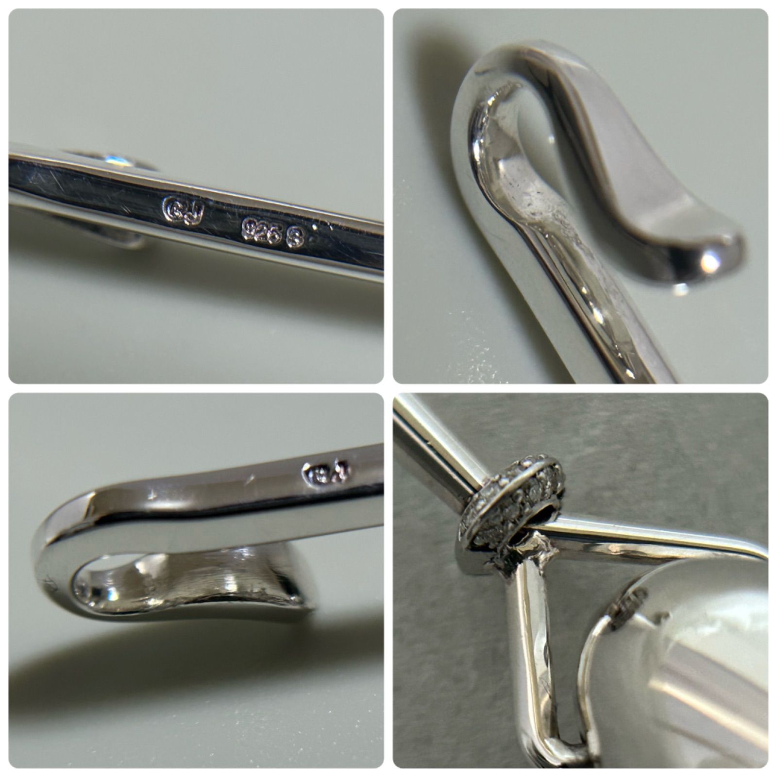 限定値下げ　ジョージジェンセン デュウドロップ ダイヤ ネックレス ネックリング ジョージ ジェンセン] ネックリング デュウ・ドロップ ＃174