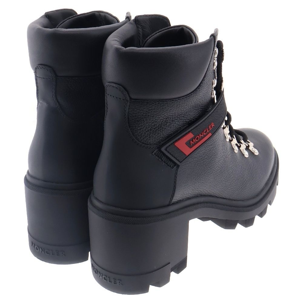 MONCLER (モンクレール) Carol heeled boots レザーヒールブーツ 