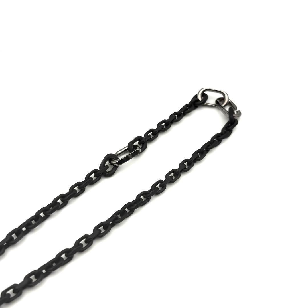 ✨未使用保管品✨GIVENCHY ネックレス パドロック ブラック シルバー ✨未使用保管品✨GIVENCHY ネックレス パドロック ブラック