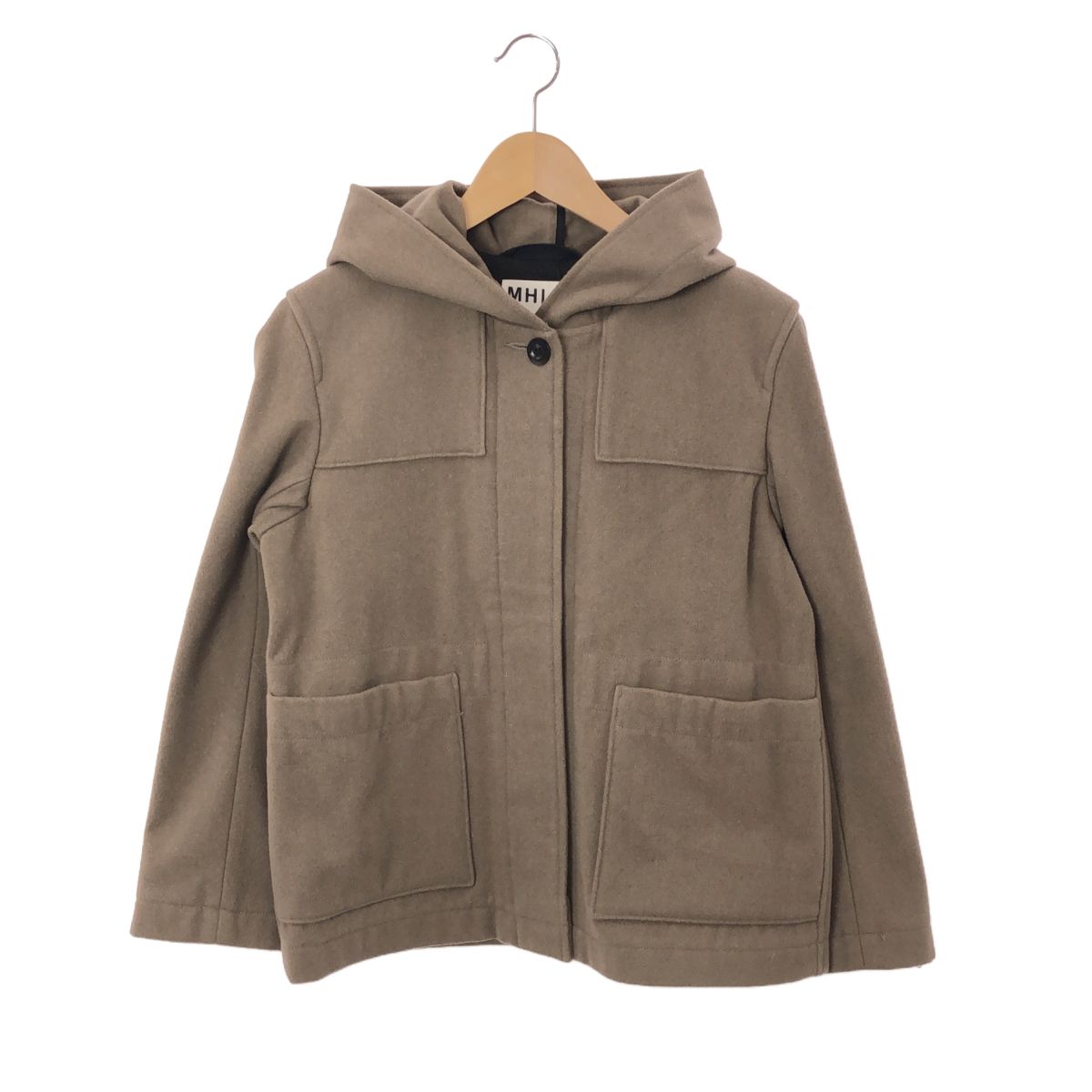 MHL. マーガレットハウエル メルトンウールフーデットコート MHL