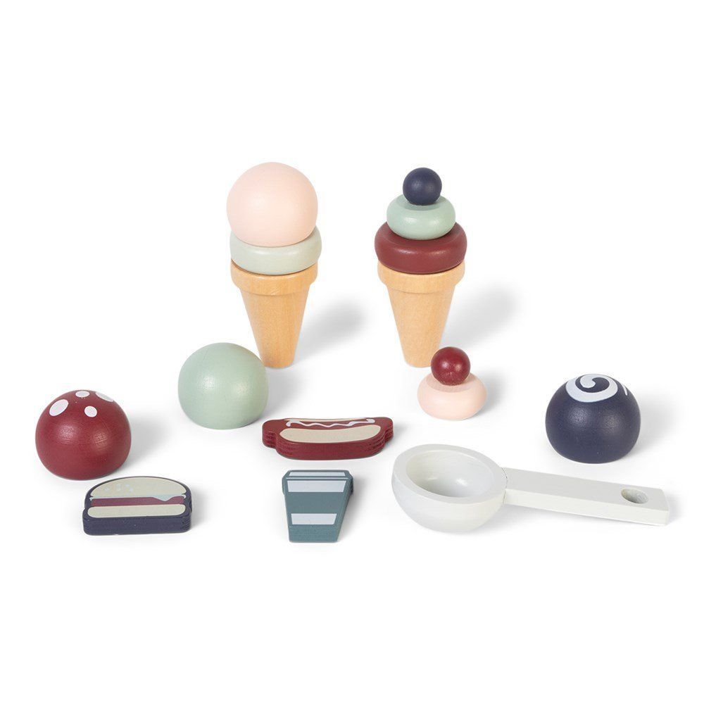 STOY アイスクリーム屋さんセット 木製おままごと 北欧おもちゃ