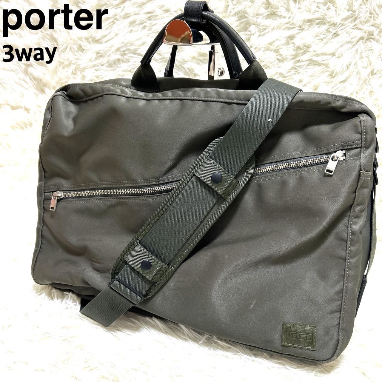 PORTER LIFT 3WAY ブリーフケース カーキ