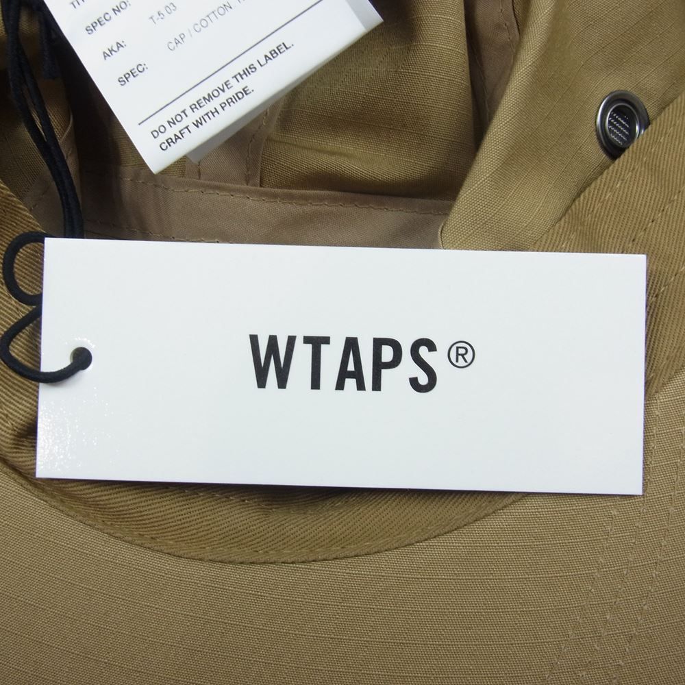 WTAPS ダブルタップス 帽子 21SS 211HCDT-HT03 T-5 03 CAP ロゴ