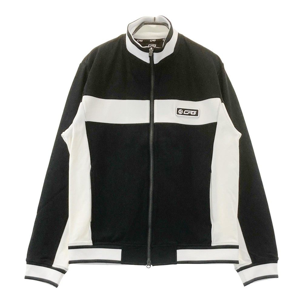 サイズ：3 CPG GOLF シーピージーゴルフ  裏起毛ジップジャケット 総柄 ブラック系 [240101417090] ゴルフウェア メンズ ストスト サイズ：3 CPG GOLF シーピージーゴルフ 裏起毛ジップジャケット