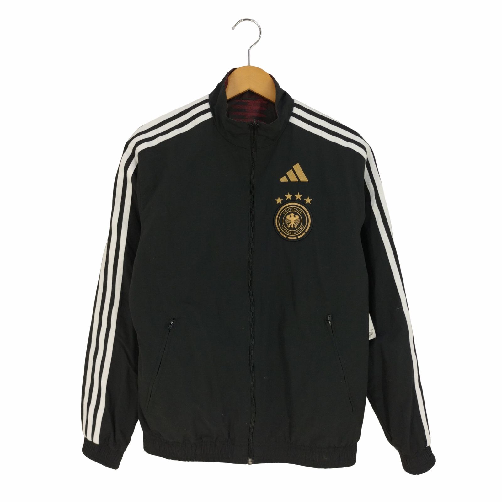 【値下げ❗️】adidas アンセムジャケット　リバーシブル　サッカー アディダス adidas ドイツ サッカー リバーシブル アンセム