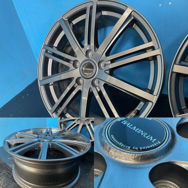 BS BRIDGESTONE BALMINUM BR10 バルミナ 18インチ 4本 7.5J5HPCD114.3+  