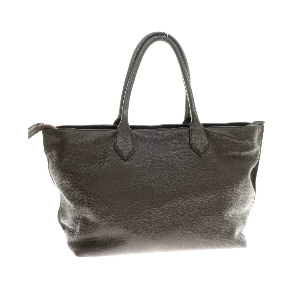 中古】マッシモ MASSIMO シュリンクレザー トートバッグ 中古】マッシモ MASSIMO シュリンクレザー トートバッグ