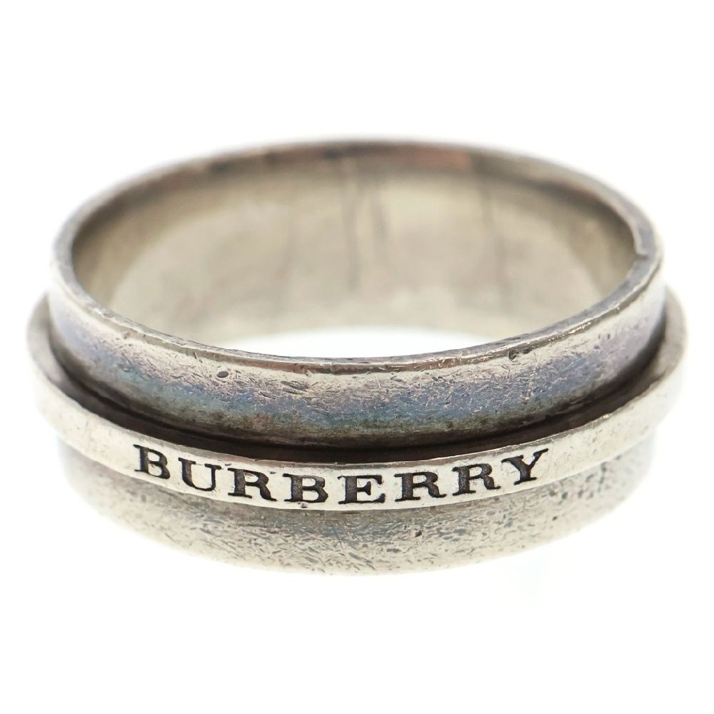 Burberryバーバリー シルバーリング BURBERRY (バーバリー) ロゴ刻印入り シルバーリング 925