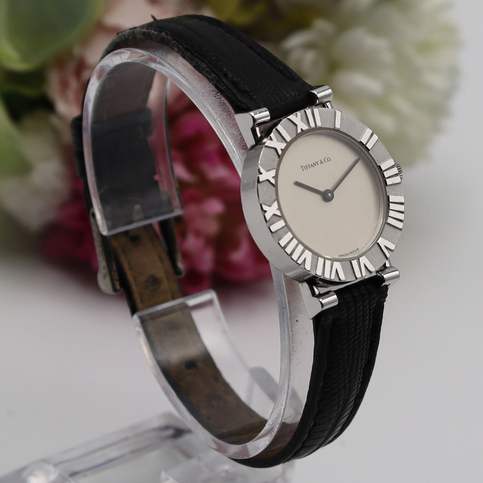 電池新品 TIFFANY＆Co. ティファニー アトラス L0640 クォーツ SV925 