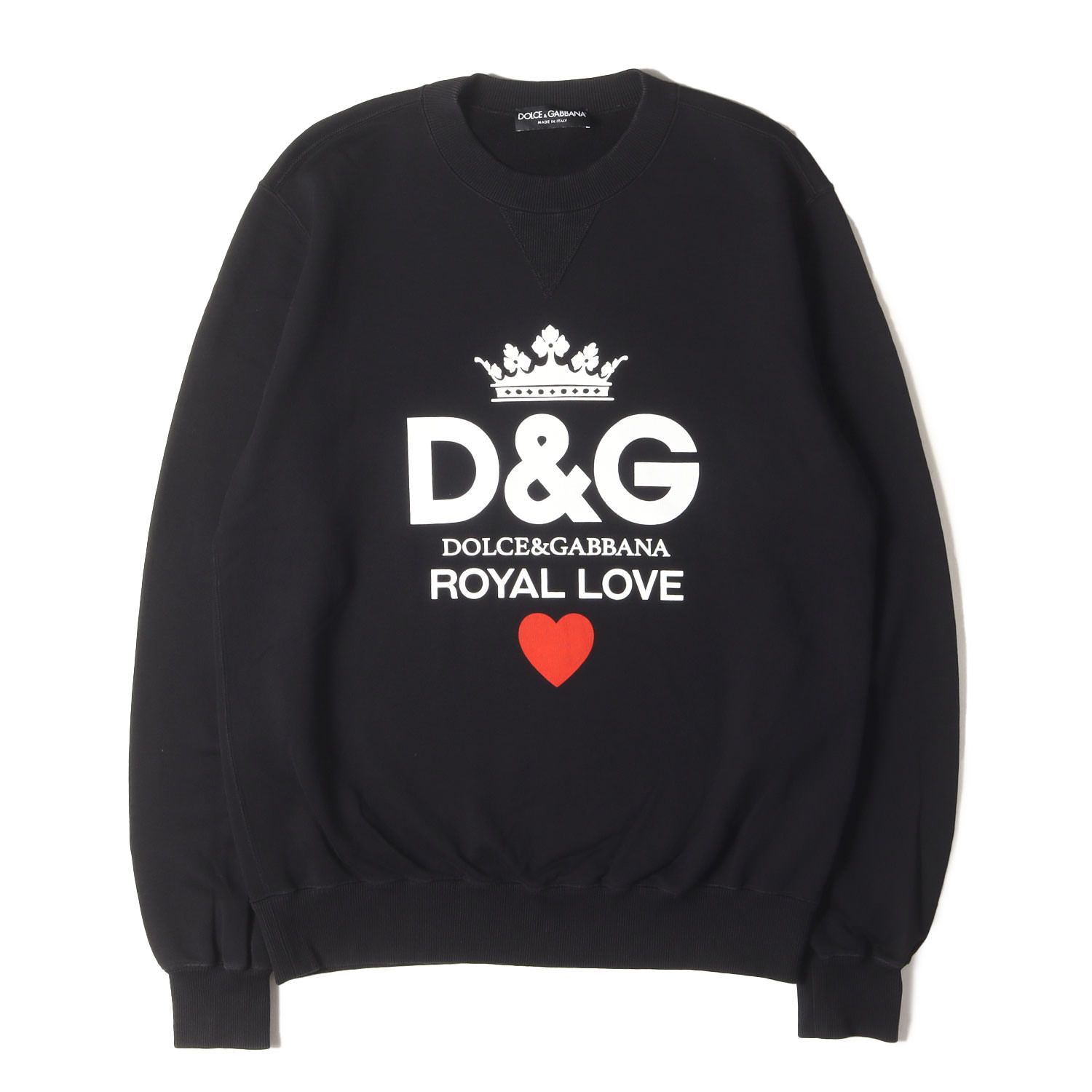 DOLCE&GABBANA ドルチェ&ガッバーナ スウェット ブラック 黒