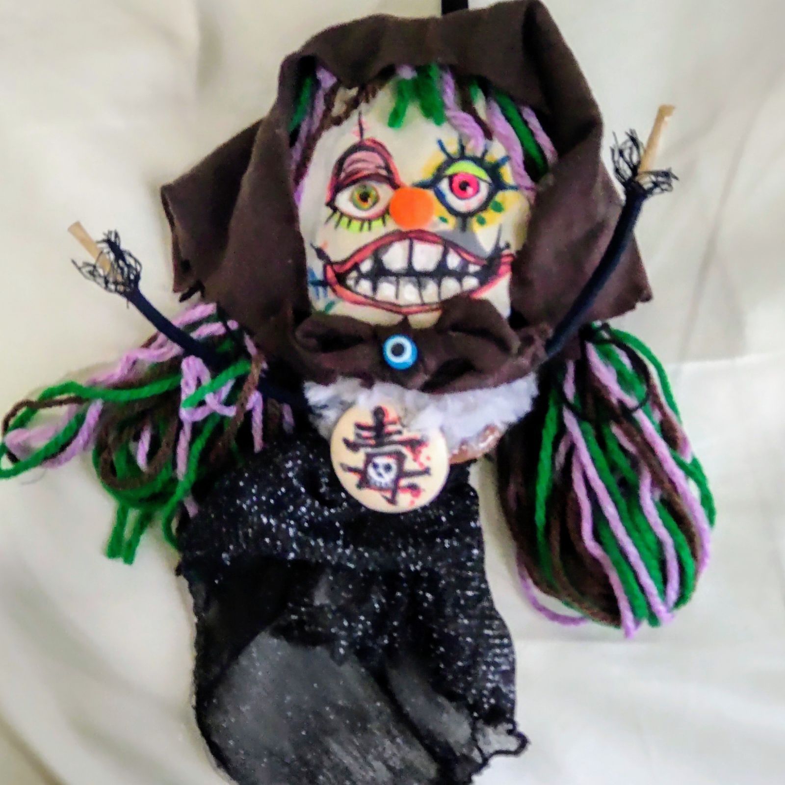 呪い返し無　VooDoo Doll　最強呪文　呪物　人形　クギ 51mkN8cGPBL._AC_UL210_SR210,