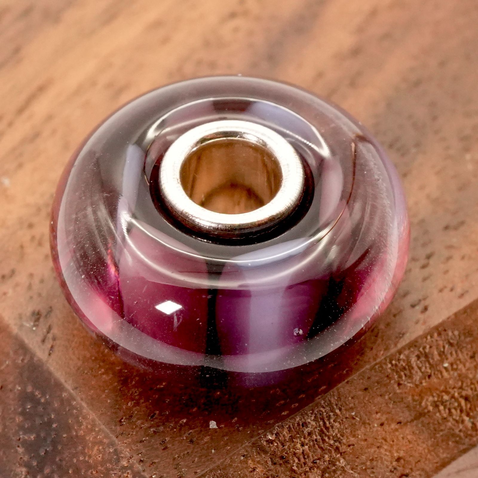 トロールビーズ　パープルセット トロールビーズ パープルストライプ 廃盤品 trollbeads/25-836