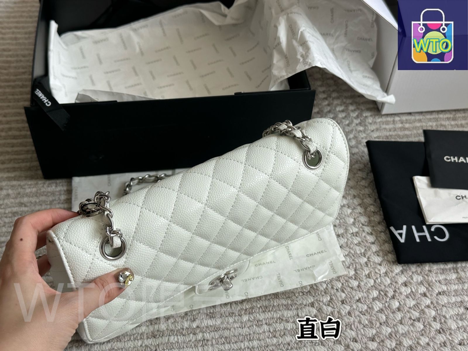 【エレガントで実用的♪】CHANEL ハンドバッグ 今日特価】Chanel Calfskin CF Series Quilted Bag ～エレガント