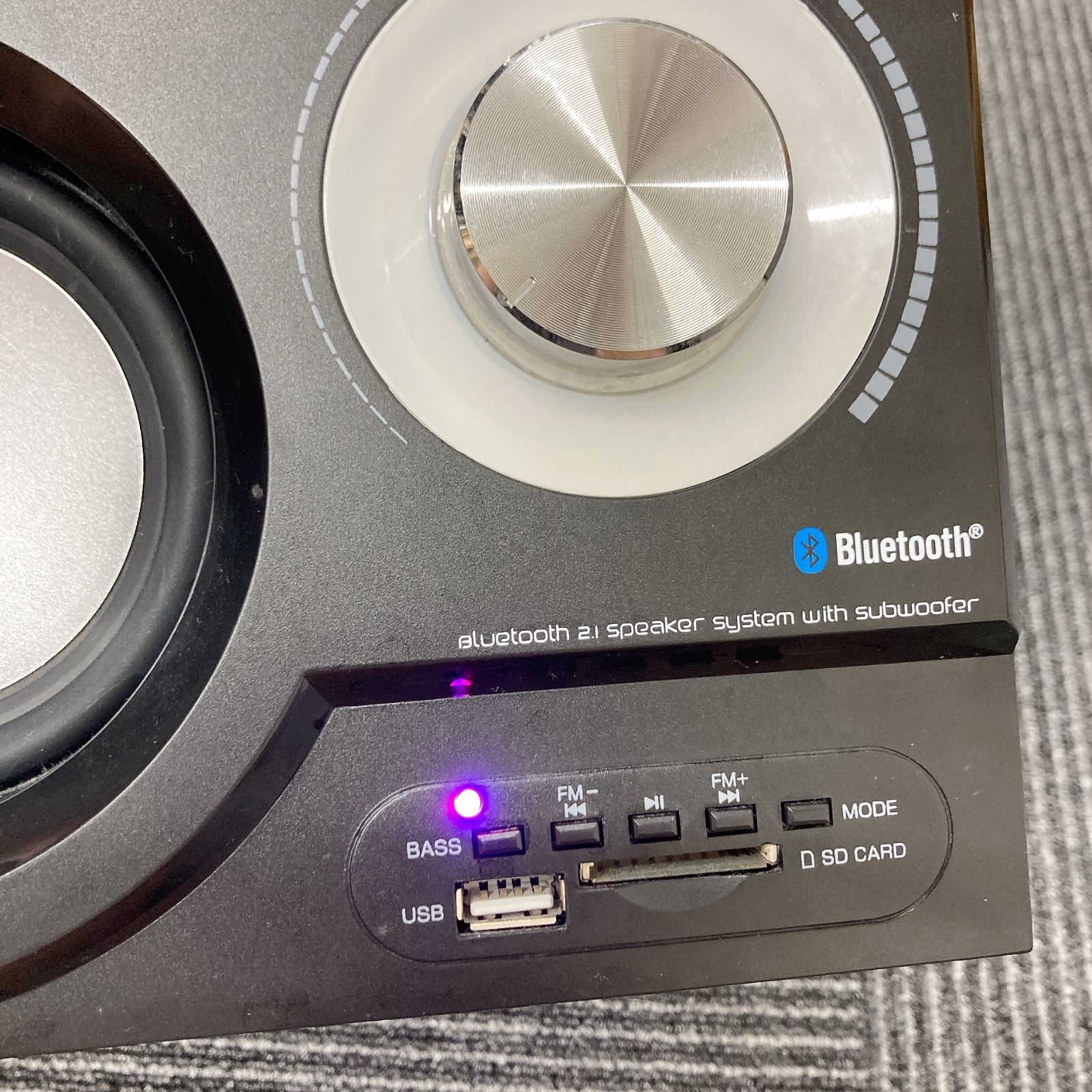 通電確認済み】動作未確認 X-BEAT BZSP-30AIU (BK)II Bluetoothスピーカー 31W出力 サブウーファー 高音質 PC用【電化製品】【2】  - メルカリ