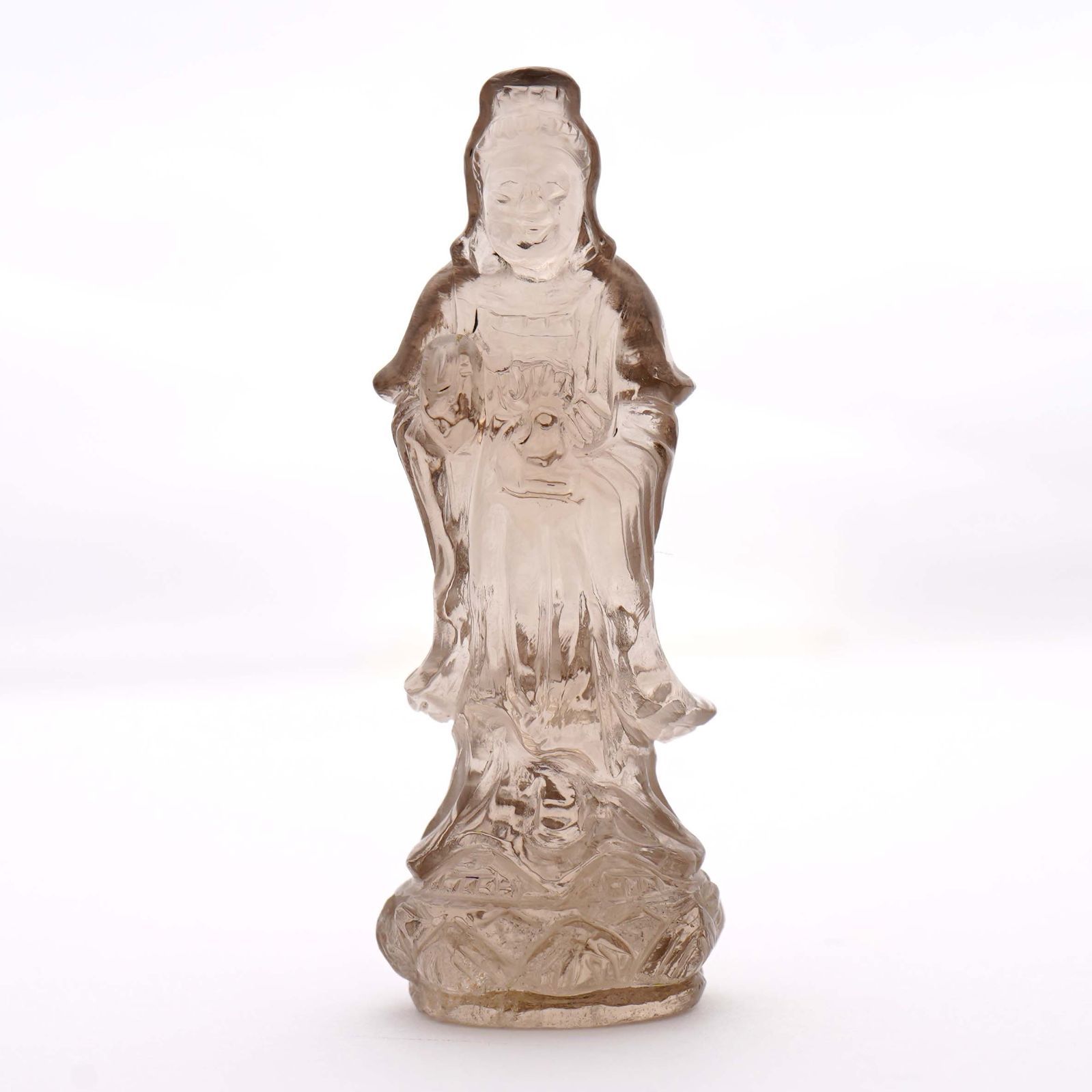 タイ産【水晶彫刻仏像】5.5cm×2.0cm×1.5cm - メルカリ