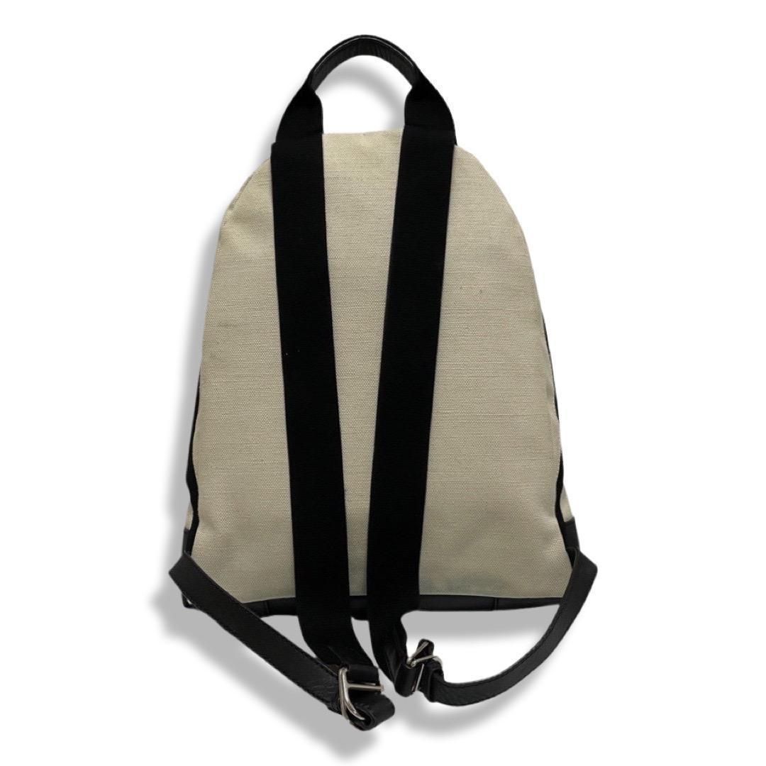 バレンシアガ BALENCIAGA レザー使いコットンキャンバス