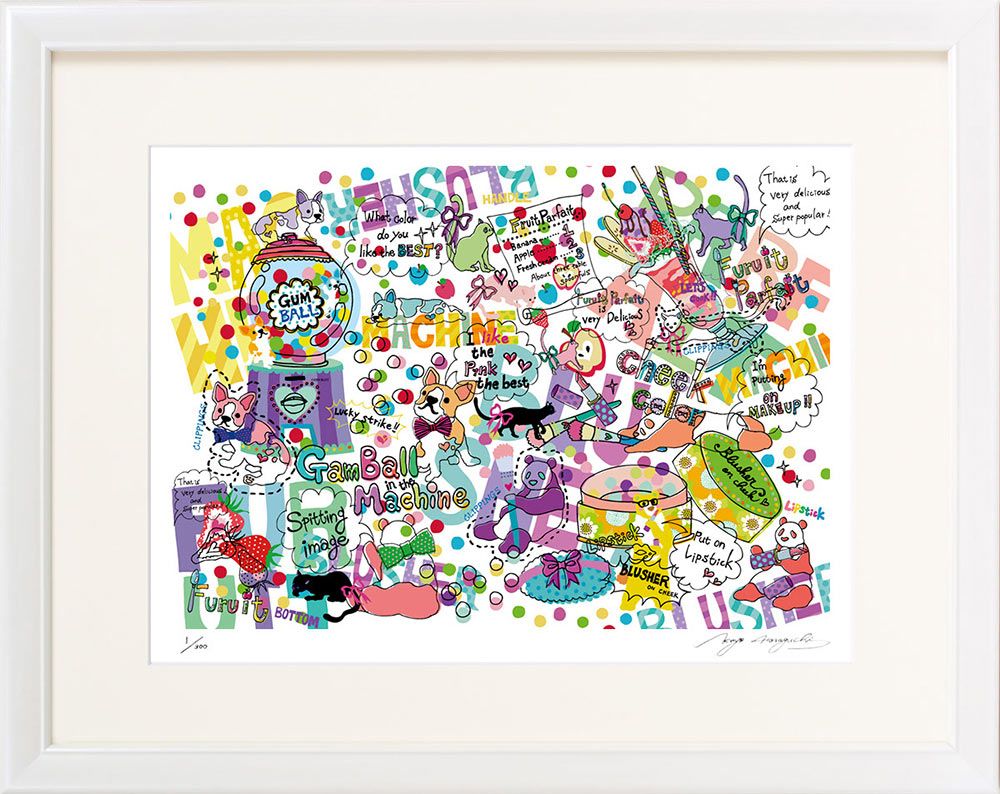 絵画 ホラグチ カヨ comic インテリア 壁 に飾る絵 リビング 玄関