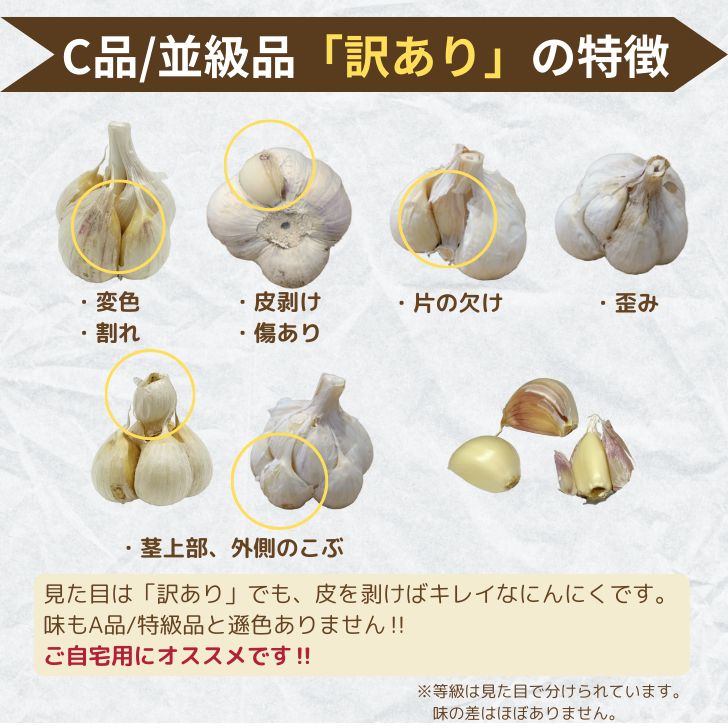 【送料無料】令和6年度産 にんにく ヒロキヨ くろまるバラタイプ（80g）【MOMIKI】