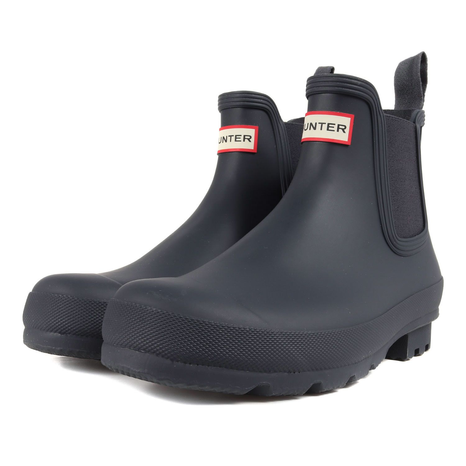 HUNTER【UK8】サイドゴア レインブーツ チェルシー 27㎝ 新品 HUNTER ハンター サイズ:27.0cm ショート ラバー レイン