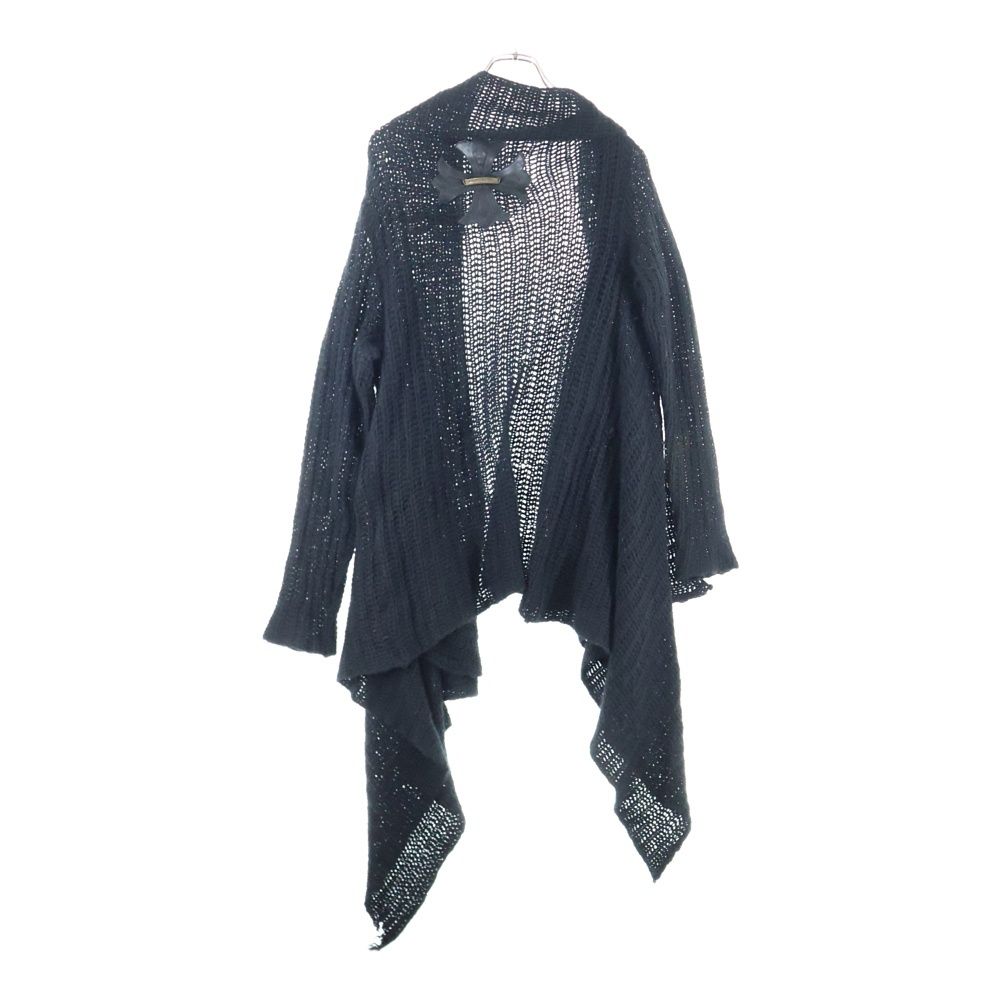 CHROME HEARTS クロムハーツ CHプラスパッチ付き カシミヤ モヘヤ ニット カーディガン ブラック