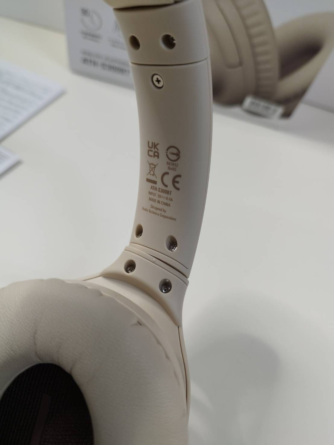 オーディオ機器 【美品】audio-technica ワイヤレスヘッドホン ATH-S300BT