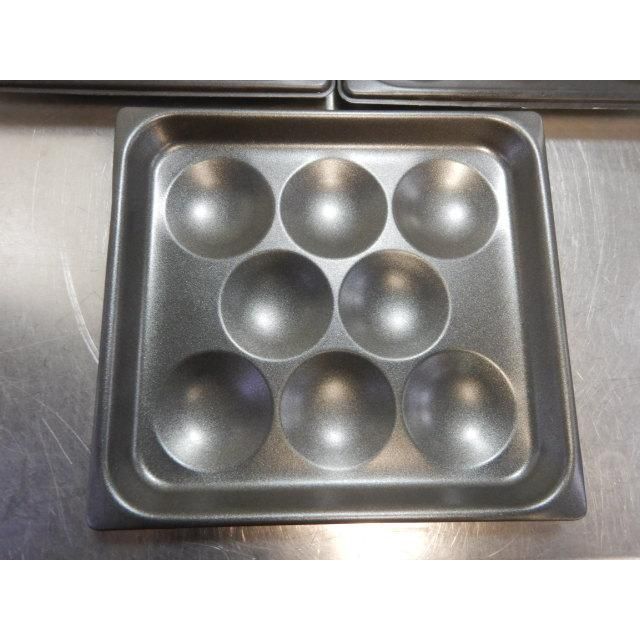 5枚セット トーエイ 56235 天板 ノンスティック アルミ エッグパン ホテルパン 2 3 サイズ W324D354H35mm φ90 8個 東英商事