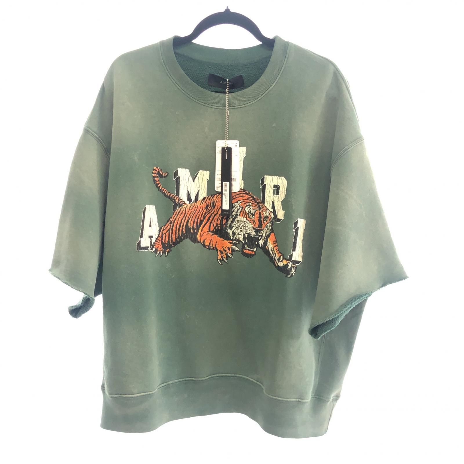 姫路東店 AMIRI | アミリ スウェット VINTAGE SS TIGER CREW SRPF23MJG017 2025A|W グリーン サイズ L 108