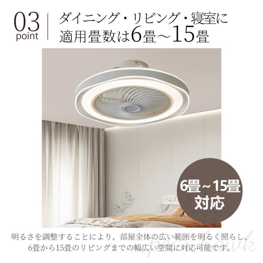 シーリングファン led