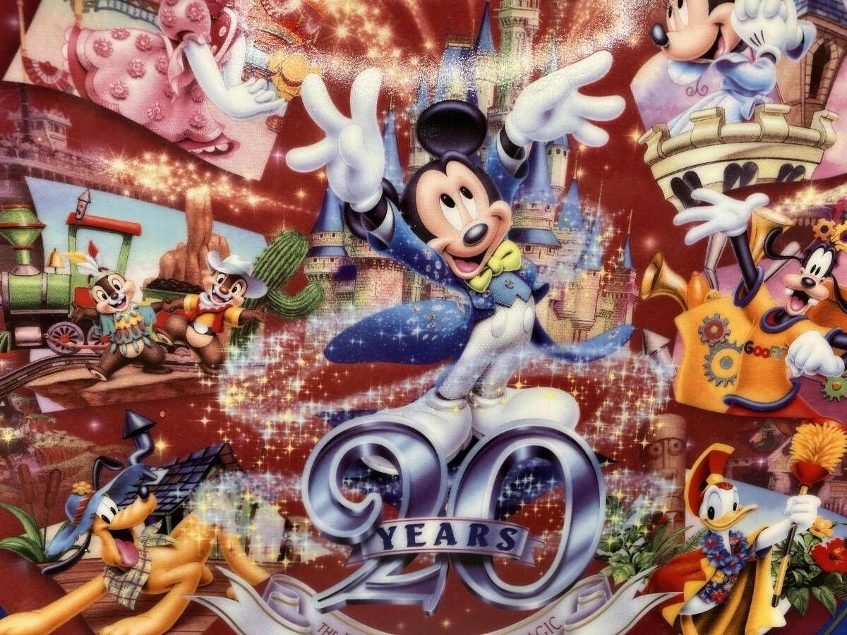TDL 2001年 ニューセンチュリー記念 ミッキー レリーフプレート 絵皿