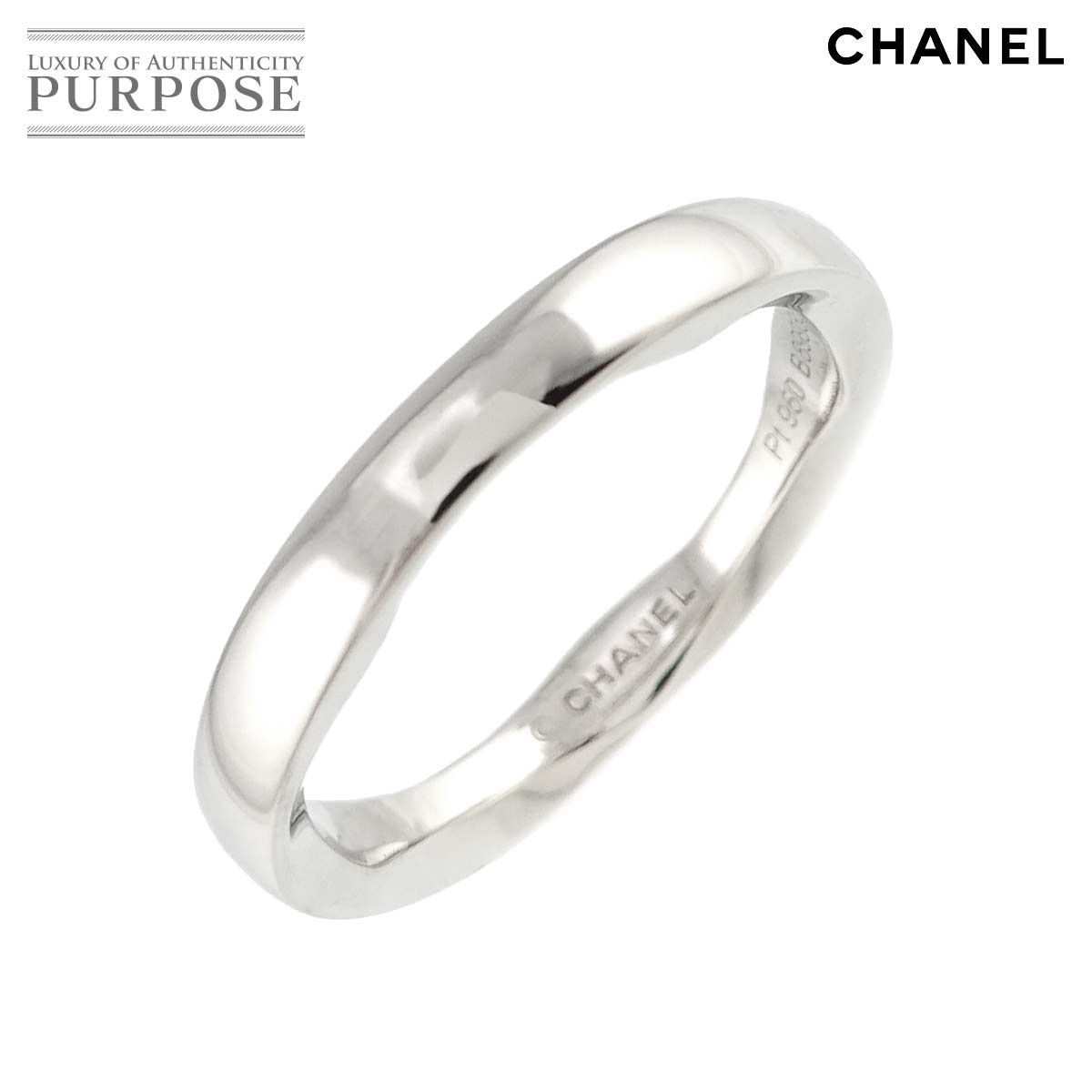 シャネル CHANEL カメリア #52 リング Pt プラチナ 指輪