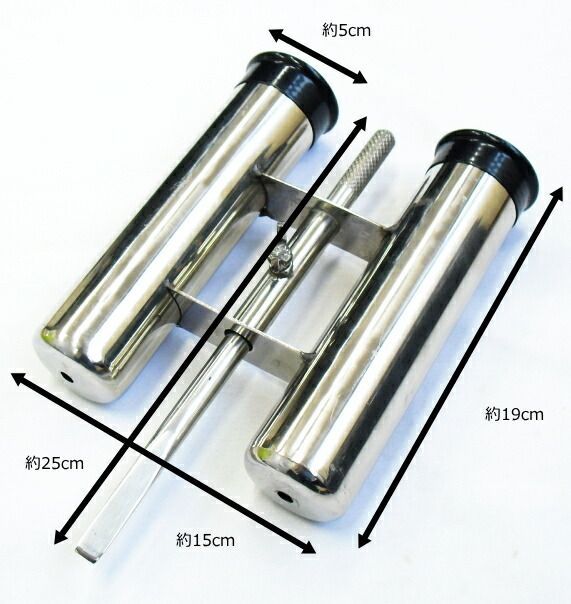 ピトン竿立て マルシン漁具 ツインロッドホルダー Lサイズ - メルカリ