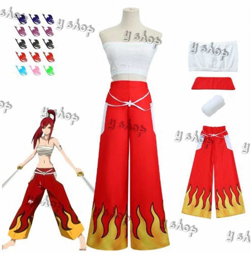 フェアリーテイル エルザ・スカーレット 飛翔の鎧 コスプレ衣装セット FAIRY TAIL フェアリーテイル エルザ・スカーレット 鎧姿