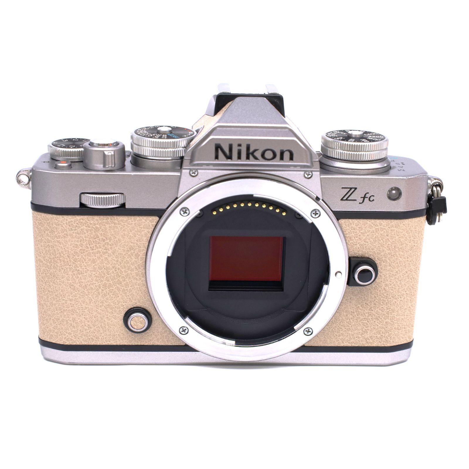 張替えサービス終了品（サンドベージュ）】元箱付き。☆美品☆ Nikon