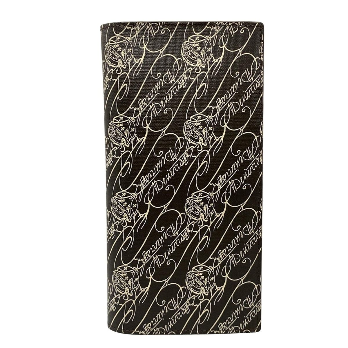 berluti ベルルッティ 長財布 バディ トワル マルブフ ロングウォレット ダークブラウン×アイボリー