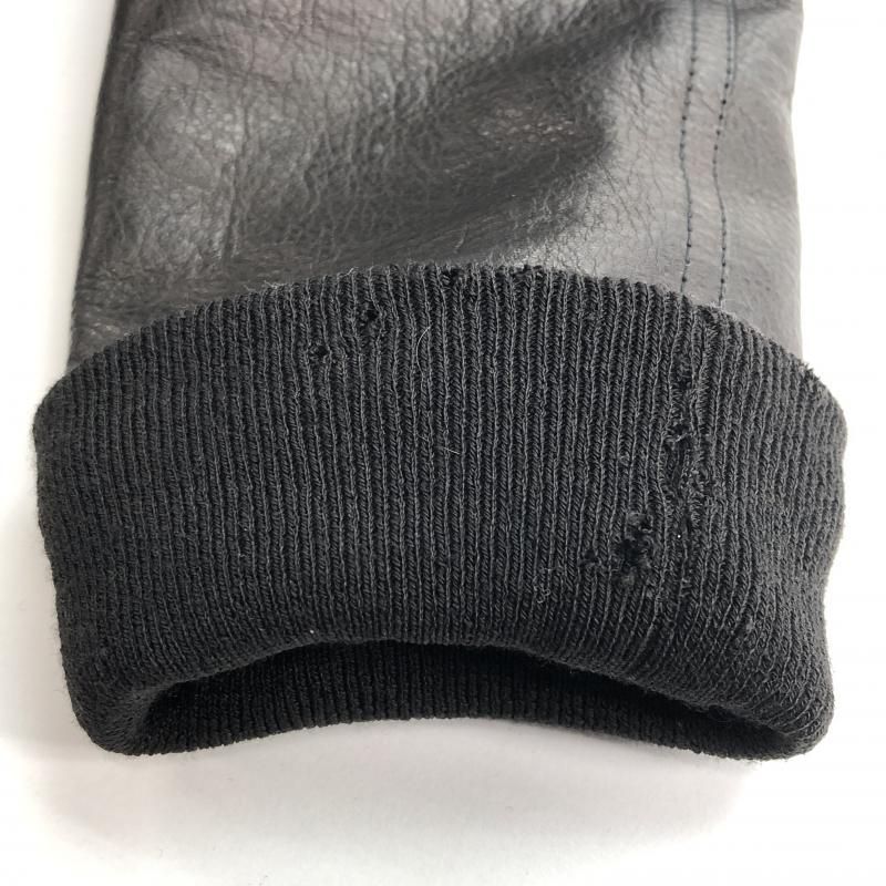 【中古】Rick Owens 16ss レザージャケット 38 ブラック リックオーウェンス[10]