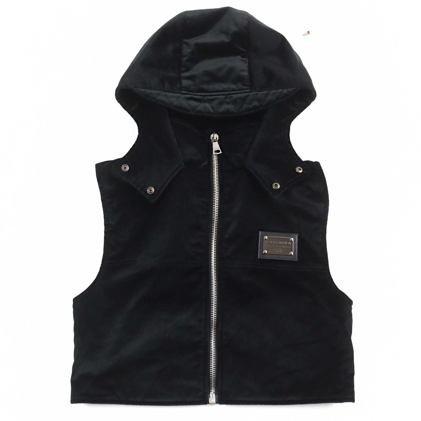 極美品○DOLCE&GABBANA ドルチェ＆ガッバーナ G7101T コットン100% 黒 