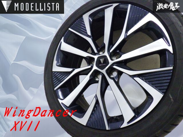 17インチ ホイール PCD114モデリスタ MODELLISTA モデリスタ WingDancer XVII ホイール 18インチ 7J